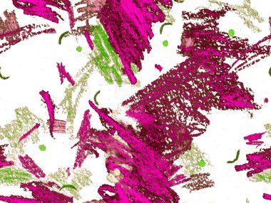 Yaratıcı Boya Başlığı. Kırmızı Üzerine Sevimli Büyük Moda Geometrik Kusursuz Desen, Yatay Şablon İçin Pembe Arkaplan. Büyük Moda Asgari Baskı. Soyut Boya Başlığı.