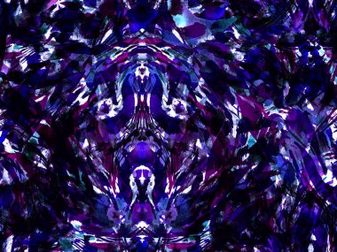 Boho kaleydoskop soyut, kusursuz desen. Çivit mavisi etnik doku. Suluboya bohem Fas baskısı. Mayo, suluboya, soyut kravat, iç döşeme. Fırça darbesi arka plan