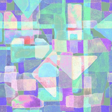 Bauhaus deseni. Holografik geometrik suluboya, soyut, dikişsiz baskı. Suluboya çizgili arka plan. Kaleydoskop çizgileri. Çağdaş sanat illüstrasyonu. Bauhaus grafik tasarımı. Moda dokusu