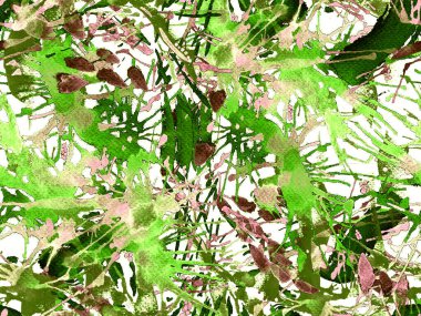 Püskürme izi yok. Yeşil suluboya fırça darbesi grunge tasarımı. Suluboya boya boya tasarımı. Elle çizilmiş mürekkep lekeleri. Toprak sıçrama deseni. Sıvı damlayan fırça sonsuz iz. 