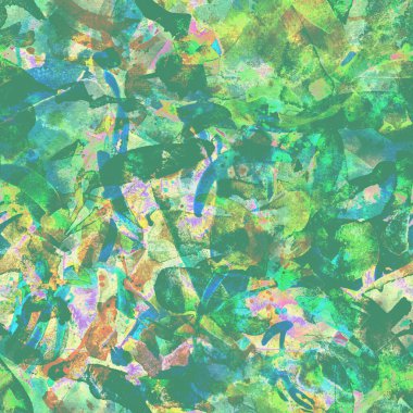 Suluboya tropikal, pürüzsüz desen. Kabile renginde boya fırçası izi. Soyut geometrik suluboya tasarımı. Pachwork dokusu. Çiçekli Coachella pürüzsüz desen. Sıkıntılı soyut karışık sanat eserleri.