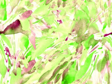 Boho kaleydoskop soyut, kusursuz desen. Yeşil mavi etnik doku. Suluboya bohem Fas baskısı. Mayo, suluboya, soyut kravat, iç döşeme. Fırça darbesi arka plan