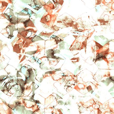 Suluboya etnik, pürüzsüz desen. Kabile renginde boya fırçası izi. Soyut sıçrama, suluboya tasarımı. Pachwork dokusu. Çiçekli Coachella pürüzsüz desen. Sıkıntılı soyut karışık sanat eserleri.