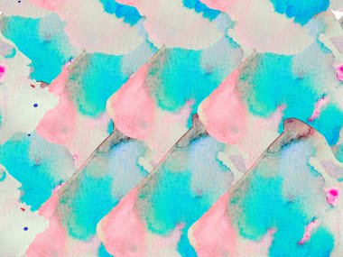 Yeşil ve Kırmızı Vintage Doku Çizimi. Psikedelik Kâğıt. Geometrik Suluboya Kumaş Tasarımı. Sıvı, dikişsiz kiremit. Suluboya kusursuz desen. Soyut Doku Arkaplanı.