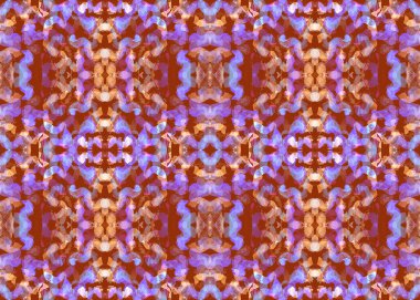 Fas dikişsiz şablonu. Pembe, kırmızı arka plan. Suluboya geometrik tasarım dokusu. Mürekkep dekoru Arap baskısı. Fas geometrik kusursuz desen. Asya suluboya mozaik dokusu.