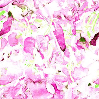 Suluboya tropikal, pürüzsüz desen. Renkli bir arka plan. Soyut geometrik suluboya tasarımı. Mayo dokusu. Çiçekli Coachella pürüzsüz desen. Sıkıntılı soyut uyum.