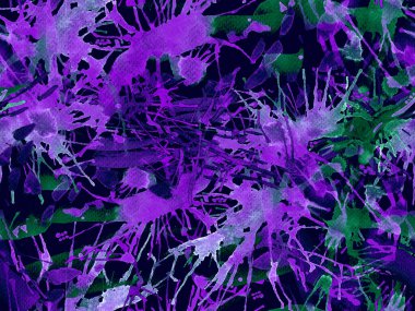 Sıvı, pürüzsüz desen. Mavi suluboya fırça darbesi grunge tasarımı. Suluboya soyut sıçrama boyası tasarımı. Kademeli mürekkep lekeleri. Toprak sıçrama deseni. Sıvı damlayan fırça sonsuz iz. 