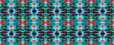 Boyalı fırça Aztek arka planı. Sembol geometrik mayo deseni. Suluboya Etnik Tasarım. Mavi, Gri, Kırmızı Pastel Eğlenceli Dikdörtgen İkat İlişkisi. Etnik Kusursuz Düzen. Kilim Halı Rastgele Dokusu. 