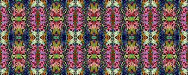 Mavi, Kırmızı, Yeşil Pastel Eğlenceli Dikdörtgen İkat İlişkisi. Etnik Kusursuz Düzen. Boyalı fırça Aztek arka planı. Sembol geometrik mayo deseni. Suluboya Etnik Tasarım. Kilim Halı Rastgele Dokusu. 