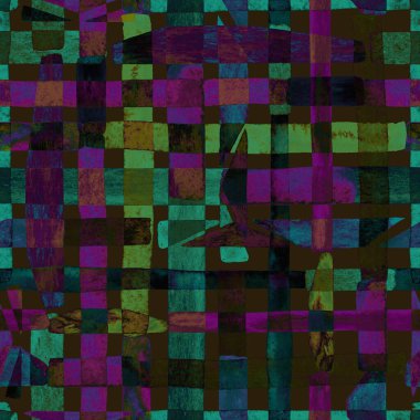 Bauhaus deseni. Ultraviyole geometrik suluboya soyut, dikişsiz baskı. Suluboya çizgili arka plan. Kaleydoskop çapraz. Çağdaş sanat illüstrasyonu. Bauhaus grafik tasarımı. Moda dokusu