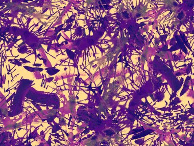 Püskürme izi yok. Kırmızı suluboya fırça darbesi grunge tasarımı. Suluboya soyut sıçrama boyası tasarımı. Kademeli mürekkep lekeleri. Çamur tabakası. Sıvı damlayan fırça sonsuz iz. 