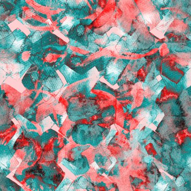 Suluboya etnik, pürüzsüz desen. Renkli bir arka plan. Doğuya özgü suluboya tasarımı. Mayo dokusu. Çiçekli Coachella pürüzsüz desen. Sıkıntılı soyut sanat eserleri.