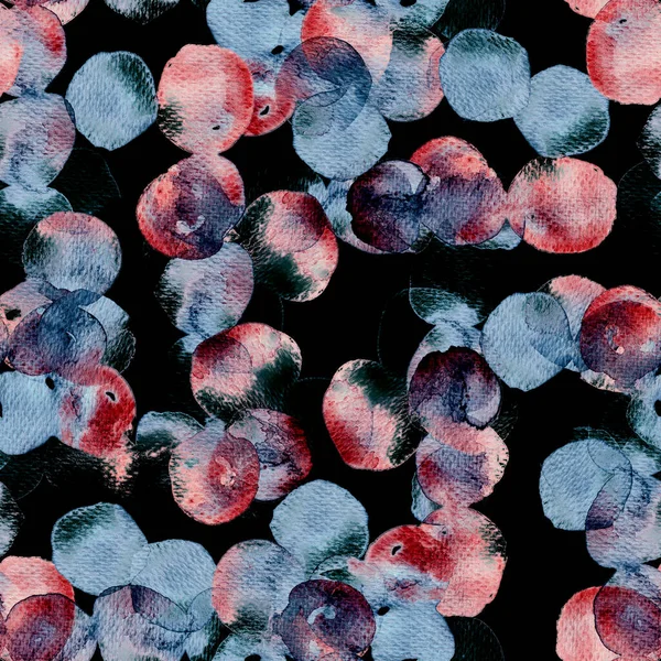 Χαριτωμένο Γεωμετρικό Μοτίβο Υδατογραφίας Υγρό Υγρό Πινέλο Μοτίβο Χρώμα Αφηρημένη — Φωτογραφία Αρχείου