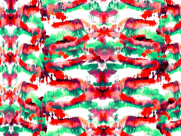 Odcisk Skóry Zielonej Czerwonej Zebry Paski Bez Szwu Wzór Geometryczna — Zdjęcie stockowe