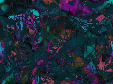 Püskürme izi yok. Mavi suluboya fırça darbesi grunge tasarımı. Suluboya boya boya tasarımı. Kademeli mürekkep lekeleri. Çamur tabakası. Sıvı damlayan fırça sonsuz iz. 