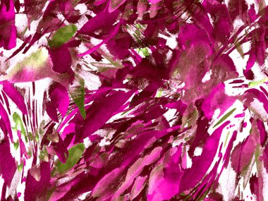 Boho kaleydoskop soyut, kusursuz desen. Pembe kırmızı etnik doku. Suluboya bohem Fas baskısı. Mayo, suluboya, soyut kravat, iç döşeme. Fırça darbesi arka plan