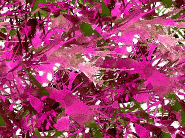 Püskürme izi yok. Kırmızı suluboya fırça darbesi grunge tasarımı. Suluboya soyut sıçrama boyası tasarımı. Kademeli mürekkep lekeleri. Çamur tabakası. Sıvı damlayan fırça sonsuz iz. 