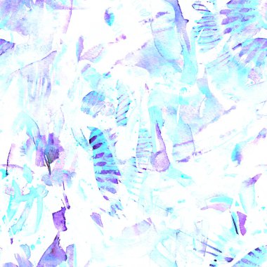 Suluboya egzotik, pürüzsüz desen. Kabile renginde boya fırçası izi. Soyut sıçrama, suluboya tasarımı. Pachwork dokusu. Çiçekli Coachella pürüzsüz desen. Sıkıntılı soyut sanat eserleri.