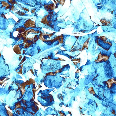 Suluboya tropikal, pürüzsüz desen. Renkli bir arka plan. Doğuya özgü suluboya tasarımı. Mayo dokusu. Çiçekli Coachella pürüzsüz desen. Sıkıntılı soyut uyum.