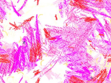 Güzel pastel boya dokusu. Kırmızı Üzerine Şirin Büyük Yaratıcı Geometrik Desen, Yatay Şablon İçin Pembe Arkaplan. Büyük Moda Asgari Baskı. Moda Boya Dokusu.