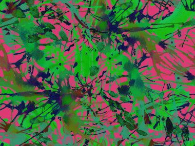 Püskürme izi yok. Kırmızı suluboya fırça darbesi grunge tasarımı. Suluboya boya boya tasarımı. Kademeli mürekkep lekeleri. Toprak sıçrama deseni. Sıvı damlayan fırça sonsuz iz. 