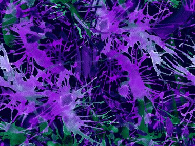 Püskürme izi yok. Mavi suluboya fırça darbesi grunge fayans. Suluboya boya boya tasarımı. Elle çizilmiş mürekkep lekeleri. Toprak sıçrama deseni. Sıvı damlayan fırça sonsuz iz.