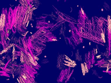 Modern Yazı Başlığı. Yatay Şablon Mor Arkaplan Üzerine Şirin Büyük Modern Geometrik Kusursuz Desen. Büyük Moda Asgari Baskı. Tebeşir Yazı Başlığı.