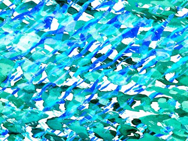 Zebra Deri İzi. Hayvan kamuflajı arka planı. Afrika deseni. Çizgili, kusursuz desen. Yeşil ve Aqua Menthe Suluboya Kamuflaj Tasarımı. Soyut Safari fayansı. Geometrik Hayvan Dokusu.