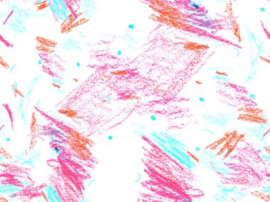 Soyut Başlık Deseni. Kırmızı 'da Şirin Büyük Moda Geometrik Desenli, Yatay Şablon' da Pembe Arkaplan. Büyük Modern Asgari Baskı. Sanatsal Başlık Deseni.