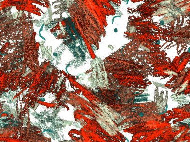 Soyut Başlık Deseni. Kırmızı Üzerine Şirin Büyük Yaratıcı Geometrik Desen, Yatay Şablon İçin Pembe Arkaplan. Büyük Sanatsal Asgari Baskı. Sanatsal Başlık Deseni.