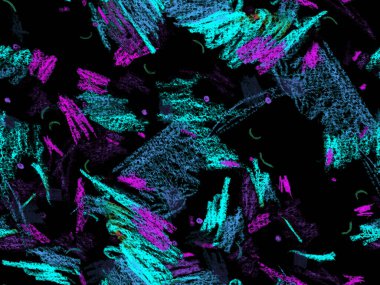 Soyut Başlık Deseni. Şirin Büyük Yaratıcı Geometrik Mavide Kusursuz Desen Yatay Şablon İndigo Arkaplanı. Büyük Moda Asgari Baskı. Sanatsal Başlık Deseni.