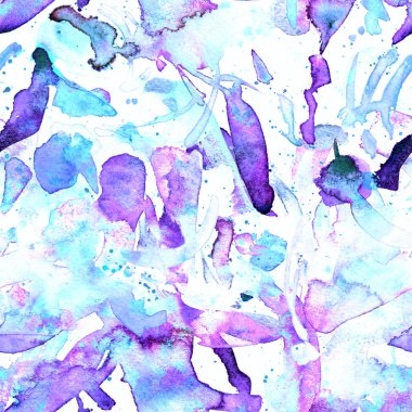 Suluboya tropikal, pürüzsüz desen. Renkli bir arka plan. Soyut geometrik suluboya tasarımı. Pachwork dokusu. Çiçekli Coachella pürüzsüz desen. Sıkıntılı soyut karışık sanat eserleri.