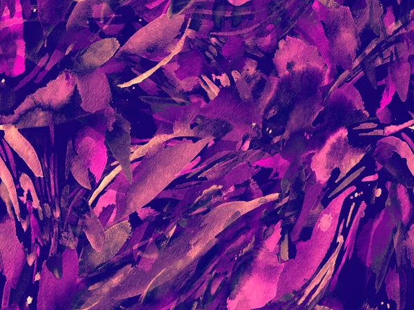 Калейдоскоп Бохо Абстрактный Бесшовный Шаблон Розовая Красная Этническая Текстура Акварельная — стоковое фото
