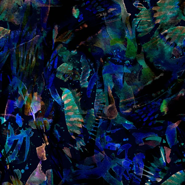 Suluboya egzotik, pürüzsüz desen. Kabile renginde boya fırçası izi. Doğu suluboya bandanası. Pachwork dokusu. Çiçekli Coachella pürüzsüz desen. Sıkıntılı soyut sanat eserleri.