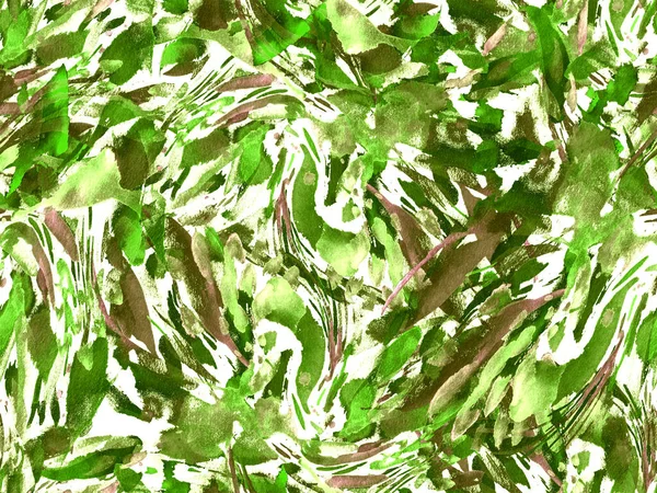 Калейдоскоп Бохо Абстрактный Бесшовный Шаблон Зелено Голубая Этническая Фактура Акварельная — стоковое фото
