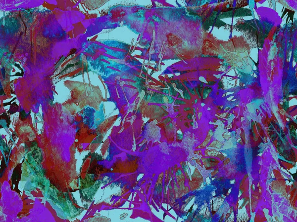 Sıvı, pürüzsüz desen. Kırmızı suluboya fırça darbesi grunge tasarımı. Suluboya kaotik sıçrama boya tasarımı. Kademeli mürekkep lekeleri. Çamur tabakası. Sıvı damlayan fırça sonsuz iz. 