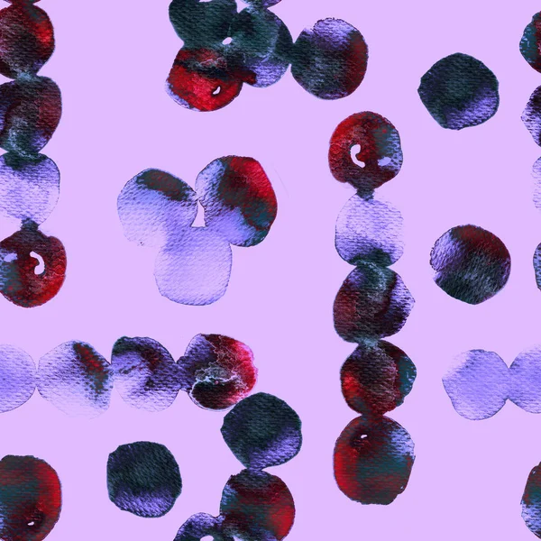 Mavi pembe suluboya deseni. Islak sıvı fırça boya arka planı. Soyut şablon kusursuz tasarım. Kova minimumu mayo dairesi izi. Modaya uygun tekstil. Modern spot arkaplanı.