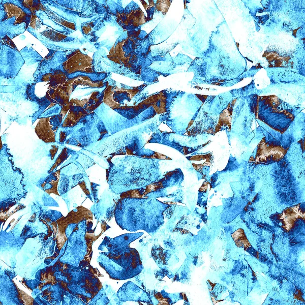 Suluboya tropikal, pürüzsüz desen. Renkli bir arka plan. Doğuya özgü suluboya tasarımı. Mayo dokusu. Çiçekli Coachella pürüzsüz desen. Sıkıntılı soyut uyum.