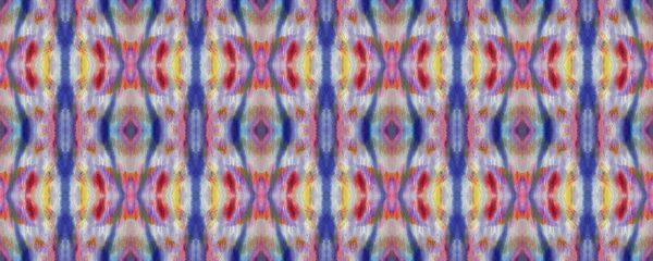 Boyalı fırça Aztek arka planı. Mavi, Kırmızı, Yeşil Pastel Eğlenceli Dikdörtgen İkat İlişkisi. Etnik Kusursuz Düzen. Sembol geometrik mayo deseni. Kilim Rastgele Halı dokusu. Suluboya Etnik Tasarım. 