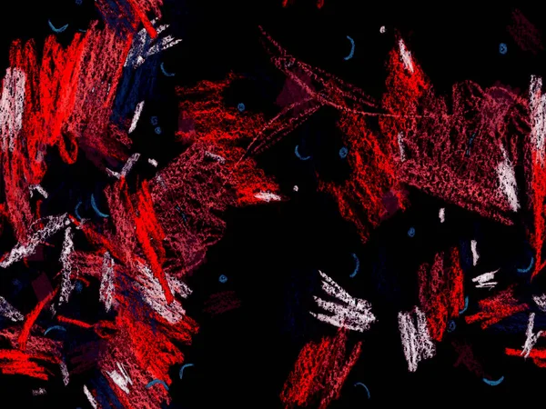 Güzel pastel boya dokusu. Kırmızı Üzerine Sevimli Büyük Moda Geometrik Kusursuz Desen, Yatay Şablon İçin Pembe Arkaplan. Büyük Yaratıcı Asgari Baskı. Moda Boya Dokusu.