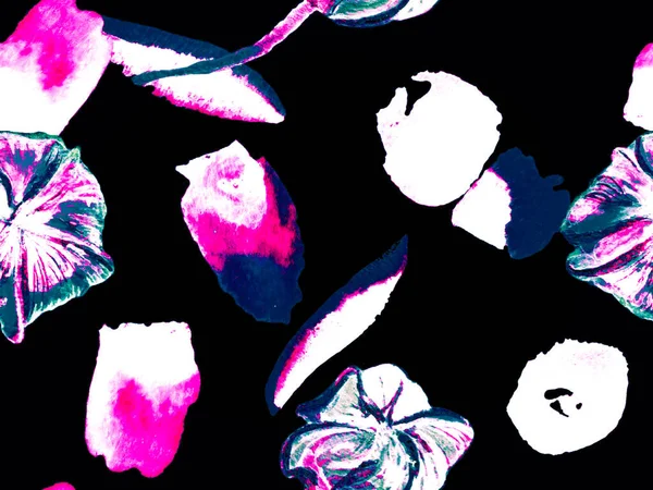 Sakura Vibrante Jasmine Print Padrão Bio Jasmin Sem Costura Padrão — Fotografia de Stock