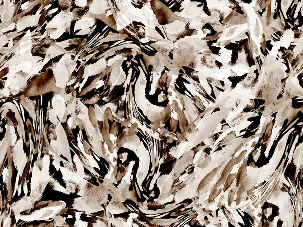 Boho Caleidoscópio Padrão Sem Costura Abstrato Textura Étnica Marrom Branca — Fotografia de Stock