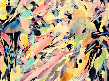 Soyut suluboya kusursuz desen