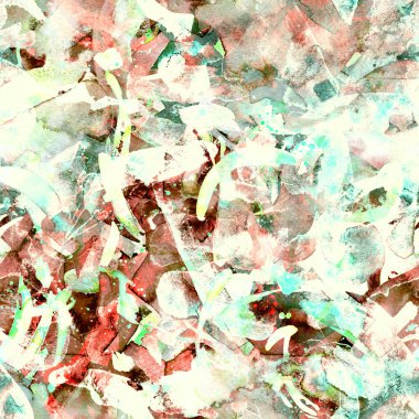 Suluboya etnik, pürüzsüz desen. Renkli bir arka plan. Doğu suluboya bandanası. Pachwork dokusu. Çiçekli Coachella pürüzsüz desen. Sıkıntılı soyut karışık sanat eserleri.