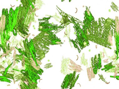 Yaratıcı Boya Başlığı. Yatay Şablon için Yeşil Arkaplanda Sevimli Büyük Çağdaş Geometrik Kusursuz Desen. Büyük Moda Asgari Baskı. Soyut Boya Başlığı.