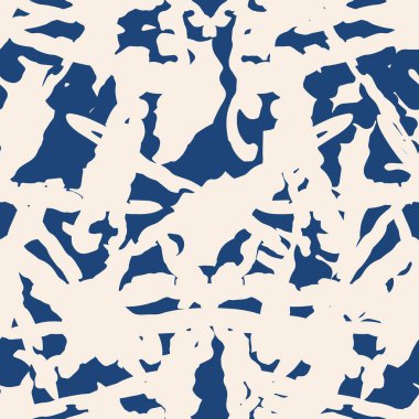 Çizgili doku deseni. İndigo Japon suluboya dikişsiz baskısı. Organik shibori vektör boyası arka plan. Japon kırsal batik kumaşı. Geleneksel modern soyut fayans. Psikedelik halk tasarımı.