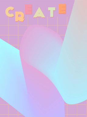 Mavi, mor, pembe, turuncu renklerde müzik kapağı. Radyo konseri ilanı. Asgari çizgi broşürü. Dalga biçimi yerleşimi. Geometrik ses kılıfı. Promosyon partisi reklamları. Klasik dalga şablonu.