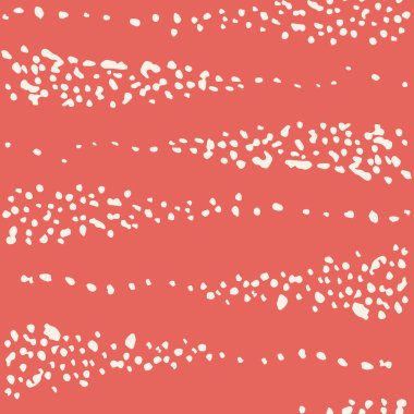 Somon kırmızısı ve bej renkli vektör kusursuz şablon. Dönüşüm düzeni. Ink grunge ızgarası. Elle çizilmiş kusursuz kontrol kalıbı. Etnik ekoseli grafiksel arka plan. Kusursuz şablon arkaplanı.