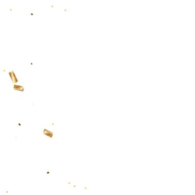  Altın konfetileri, kurdeleler. Parıldıyor. Bokeh geçmişi. Soyut altın yıldönümü davetiye şablonu. Düğün konsepti kartı. Uçan soyut parçacıklar. Patlama kutlama kartı.