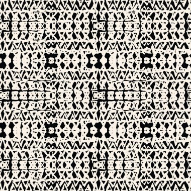 Üçgen boyalı desen. Shibori kusursuz bir geçmişe sahip. Geometrik Çin mürekkebi doğal baskı. Organik Japon tasarımı. Suluboya Endonezya fayansı. Üçgen kusursuz desen. Japon kimonosu baskısı.